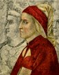 Gravure d’après la fresque de Giotto dans la chapelle Bargello à Florence
