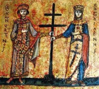 L’empereur Constantin, sainte Hélène, sa mère, et la Vraie Croix
