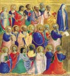 La Vierge Marie avec les apôtres et les saints par Fra Angelico
