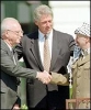 Les accords d’Oslo. Ithzak Rabin, Bill Clinton et Yasser Arafat