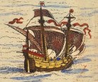Navire de haute mer du XVIe siècle -Braun et Hogenberg -1575