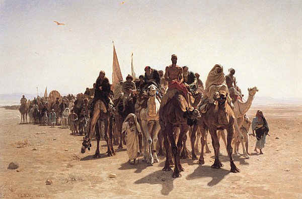 ‘Pélerins en route pour la Mecque’ - Léon Belly – 1861- Musée d’Orsay, Paris