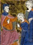 Pénitence imposée au pécheur - Manuscrit du XIVe siècle