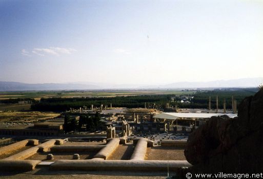 Vue générale du site de Persépolis