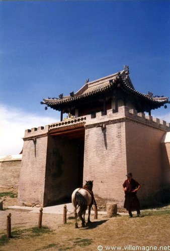 Une des portes du temple d’Erdene Zuu