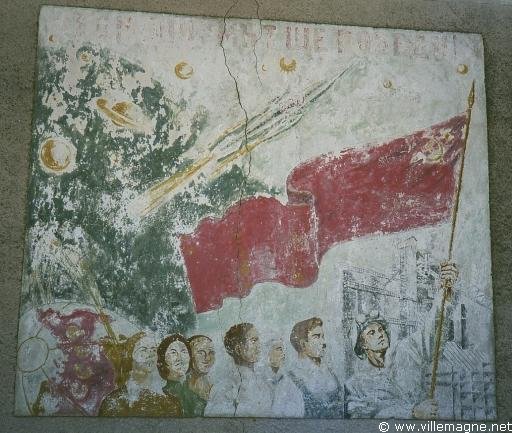 Fresque communiste à Svilengrad - Bulgarie