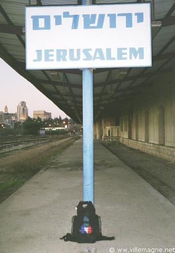 L’arrivée dans la gare désaffectée de Jérusalem - Israël