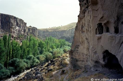 L’extrémité occidentale du canyon d’Ilhara - Turquie