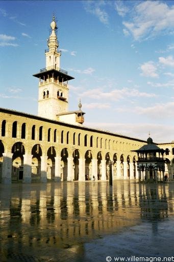 La grande mosquée des Omeyyades à Damas - Syrie