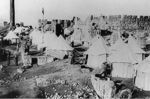 Le camp de Guillaume II, près de la porte de Jaffa
