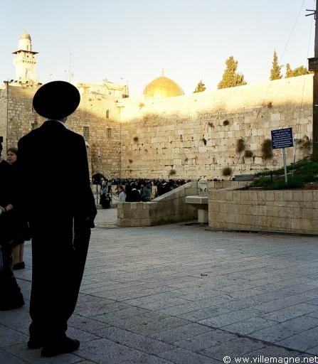 Le mur occidental (mur des lamentations) à Jérusalem - Israël