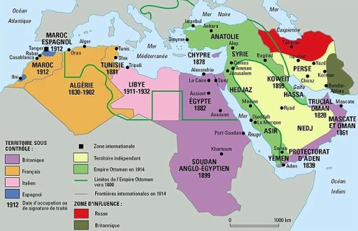Le Proche-Orient en 1914