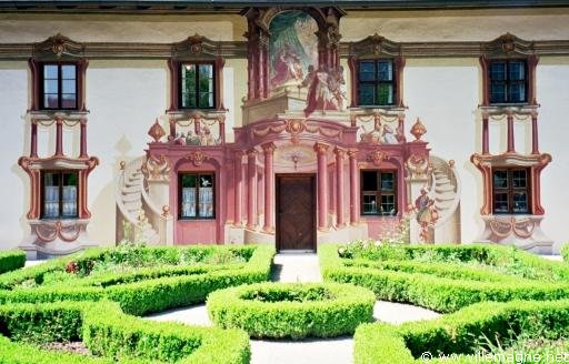 Maison peinte en trompe-l’œil au village d’Oberammergau - Allemagne