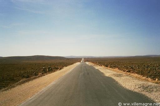 Route du Hauran entre Damas et la Jordanie - Syrie