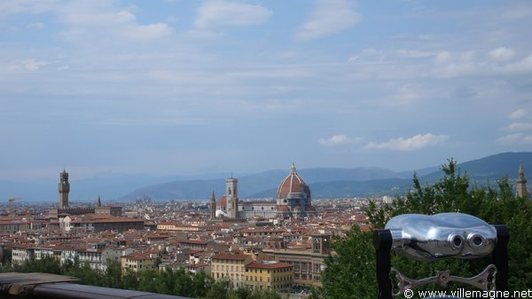Florence - vue depuis la colline de San Miniato