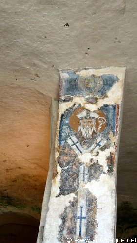 Fresque dans l’église Santa Lucia alle Malve à Matera