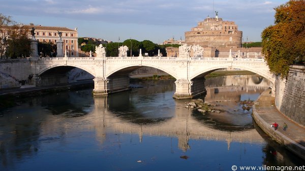 Pont château Saint-Ange à Rome