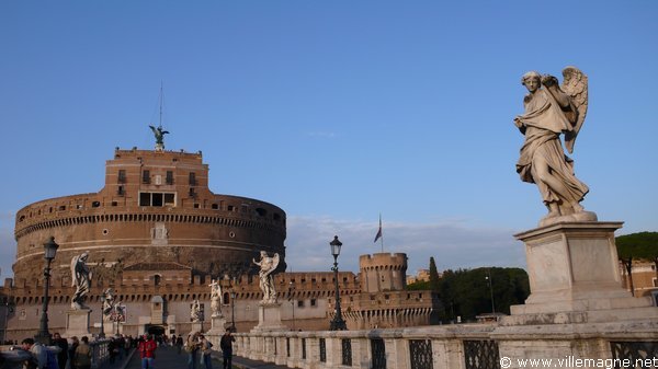 Pont château Saint-Ange à Rome