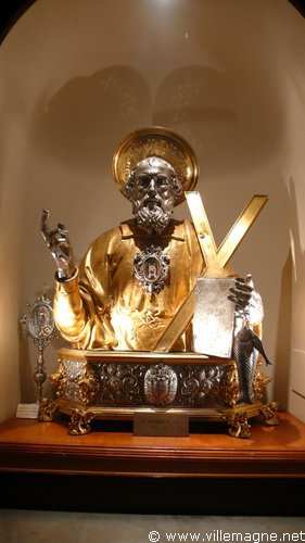 Reliquaire de saint André à la cathédrale d’Amalfi