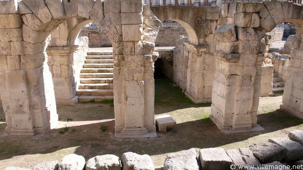 Ruines de l’amphithéâtre romain de Lecce