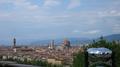 À Florence - vue depuis la colline de San Miniato